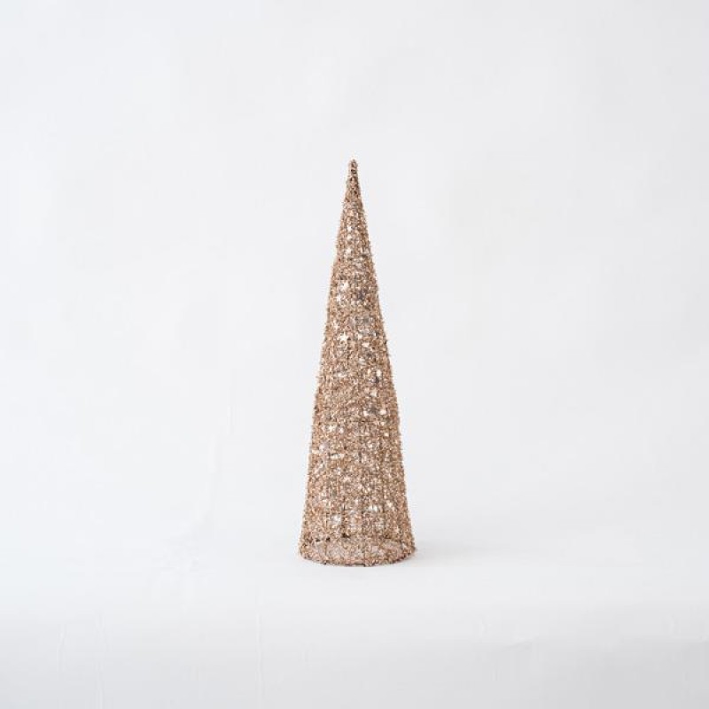 CONE TREE, CHAMPAGNE, 14x50cm 600-45626
