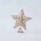 TOP TREE, STAR, CHAMPAGNE, WITH CORD, 30cm 600-45629