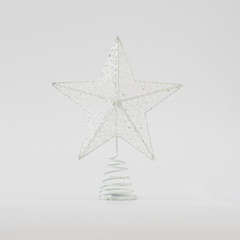 TOP TREE, WHITE, GRID PATTERN, 20x25cm 600-45644