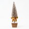 PLASTIC DECORATIVE TREE, GOLD, WITH LEAVES, 13x53cm 600-45650