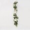 BRANCH, WITH WHITE FLOWERS LEAVES AND PINE CONES, 150cm 600-45662