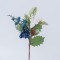 PICK WITH LEAVES PINE CONE REINDEER AND BLUE DECORATIVES, 34cm 600-45677