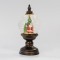 SNOWBALL TABLE DECORATIVE WITH TREE AND SANTA, PLASTIC, LIGHTED, WITH WATER, BATTERY OPERATED, 1 WARM WHITE LED, 12x12x26,5cm 600-45707