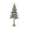 SNOWY FIR PVC, WOODEN BURLAP BAG BASE, 210cm 600-45725