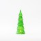 LIGHTED GLASS TREE, GREEN, 8,5x28cm 600-45751
