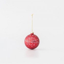 СТЪКЛЕНИ ТОПКИ С НАДПИС MERRY CHRISTMAS