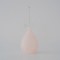GLASS ANGEL, TRANSPARENT WITH PINK, 17cm 600-45769