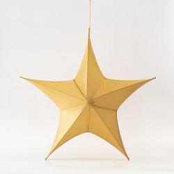 ЗВЕЗДА ОТ ИРИДИСЦЕНТЕН ПЛАТ В ЗЛАТИСТО