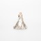 POLYRESIN DECORATIVE, ANGEL, LIGHT GOLD, 9,5x9,5x11,5cm 600-45838