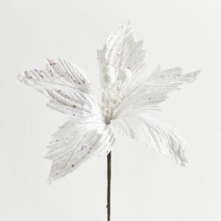 POINSETTIA, WHITE, 30cm 600-45944