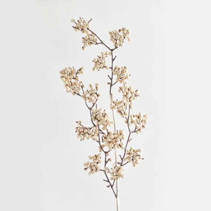 TWIG, WITH CHAMPAGNE PEARLS, 68cm 600-45992