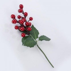PICK WITH RED BERRIES, 27cm 600-46124