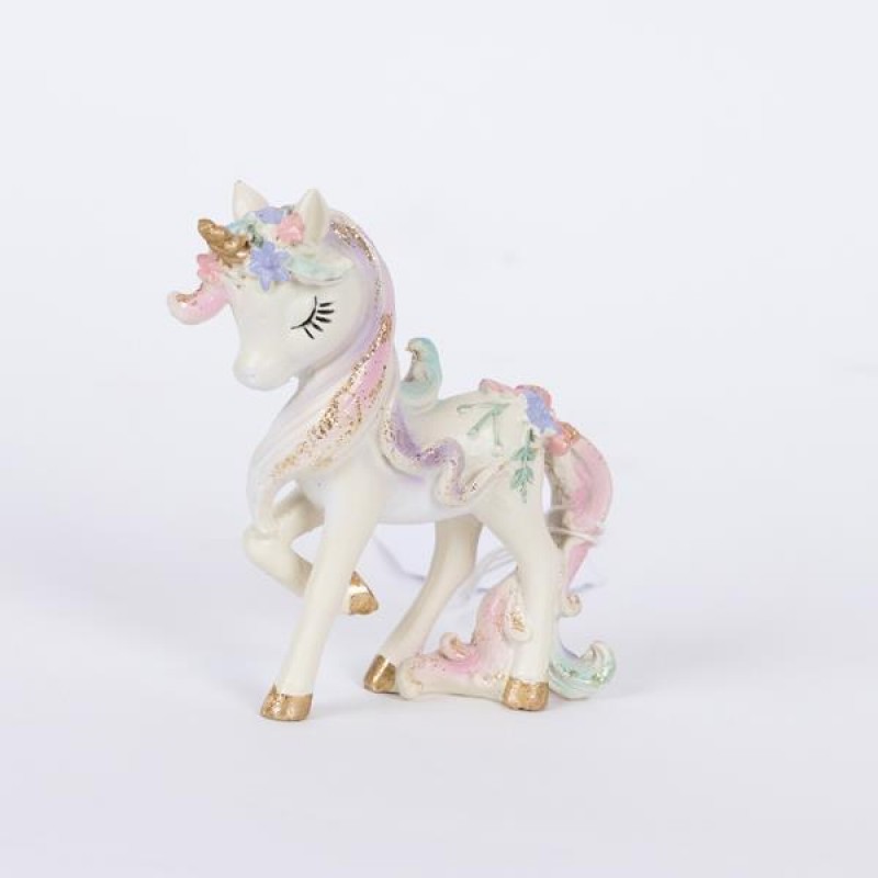 POLYRESIN UNICORN, 2.5x8x8.5cm 600-46269