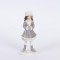 POLYRESIN DECORATIVE GIRL, WITH FUR, 5,5x4x12,5cm 600-46329