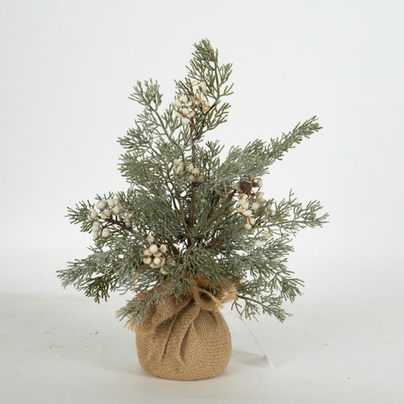 TREE WITH WHITE BERRIES, 30cm 600-46375