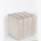 STOOL, VELVET, BEIGE, 40x40x41cm 750-10033