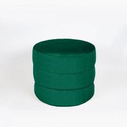 STOOL, VELVET FABRIC, DARK GREEN, 49x49x40cm 750-10062 STOOL, VELVET FABRIC, DARK GREEN, 49x49x40cm 750-10062