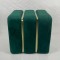 STOOL, VELVET, DARK GREEN, MDF, 40x39x40cm 750-10074