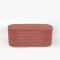 BENCH, VELVET, PINK,  98x42x42cm 750-18019
