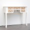 CONSOLE, WOODEN, BROWN & WHITE, 5 DRAWERS,90x40x78cm 750-25028