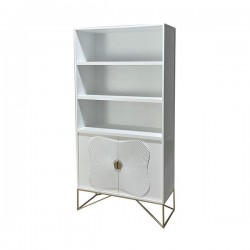 SHELF, WOODEN, WHITE, 90x38x180cm 750-30019 SHELF, WOODEN, WHITE, 90x38x180cm 750-30019