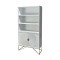 SHELF, WOODEN, WHITE, 90x38x180cm 750-30019