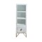 SHELF, WOODEN, WHITE, 50x38x162cm 750-30020