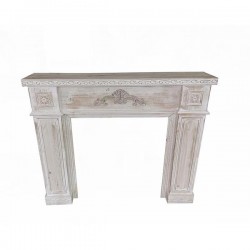 РАМКА ЗА КАМИНА АНТИКВЕН ЕСТЕСТВЕН СИВ ЦВЯТ С ДИЗАЙН 120X23X101 СМ РАМКА ЗА КАМИНА АНТИКВЕН ЕСТЕСТВЕН СИВ ЦВЯТ С ДИЗАЙН 120X23X101 СМ