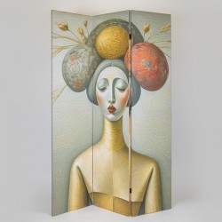 СГЪВАЕМ ПАРВАН, ГЕЙШИ, ЗЕЛЕНО-ЗЛАТИСТО-БЕЖОВО, 120X2.5X180 СМ СГЪВАЕМ ПАРВАН, ГЕЙШИ, ЗЕЛЕНО-ЗЛАТИСТО-БЕЖОВО, 120X2.5X180 СМ