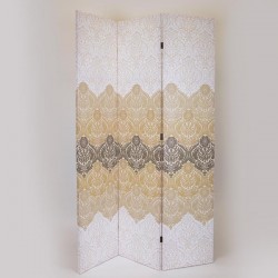 FOLDING SCREEN, CANVAS PRINT,GREEN- GREY-GOLD, 120x2.5x180cm 750-34025 FOLDING SCREEN, CANVAS PRINT,GREEN- GREY-GOLD, 120x2.5x180cm 750-34025
