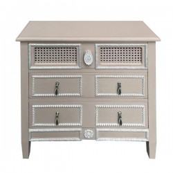 CABINET, WOODEN, CREM, 3 DRAWERS, 65X36X70CM 750-35523 CABINET, WOODEN, CREM, 3 DRAWERS, 65X36X70CM 750-35523
