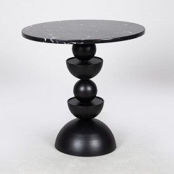 SIDE TABLE, METAL, BLACK, 45X45X44.5cm 750-39547 SIDE TABLE, METAL, BLACK, 45X45X44.5cm 750-39547