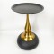 SIDE TABLE, METAL, GOLD-BLACK,53x44x20cm 750-39556