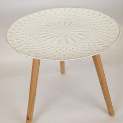 SIDE TABLE, WOODEN, GOLD, 49x49x49cm 750-40516 SIDE TABLE, WOODEN, GOLD, 49x49x49cm 750-40516