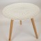 SIDE TABLE, WOODEN, GOLD, 49x49x49cm 750-40516
