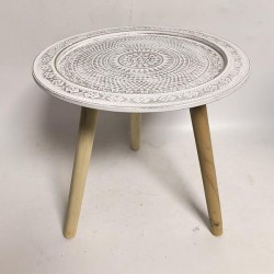SIDE TABLE, WOODEN, BROWN, 38x38x34cm 750-40521 SIDE TABLE, WOODEN, BROWN, 38x38x34cm 750-40521