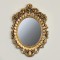 MIRROR, WOODEN, GOLD, 44x62x2cm 751-10025