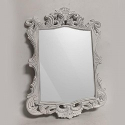 ОГЛЕДАЛО ЗА БАНЯ ДЪРВО БЯЛО 43X60 СМ ОГЛЕДАЛО ЗА БАНЯ ДЪРВО БЯЛО 43X60 СМ