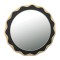 MIRROR, WOODEN, BLACK, 104Χ3Χ104CM 751-10034