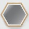 MIRROR, METAL, FRAME, GOLD, 81x3x70cm 751-11019