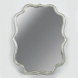 MIRROR, METAL, FRAME, SILVER, 59.5x3.5x76cm 751-11020 MIRROR, METAL, FRAME, SILVER, 59.5x3.5x76cm 751-11020