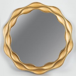 MIRROR, METAL, FRAME, GOLD, 77x3x80cm 751-11025 MIRROR, METAL, FRAME, GOLD, 77x3x80cm 751-11025