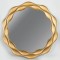 MIRROR, METAL, FRAME, GOLD, 77x3x80cm 751-11025
