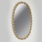 MIRROR, METAL, FRAME, GOLD, 53x4.5x100cm 751-11028