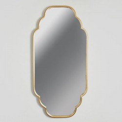 ОГЛЕДАЛО ЗА БАНЯ МЕТАЛНА РАМКА ЗЛАТИСТ 61X122 СМ ОГЛЕДАЛО ЗА БАНЯ МЕТАЛНА РАМКА ЗЛАТИСТ 61X122 СМ
