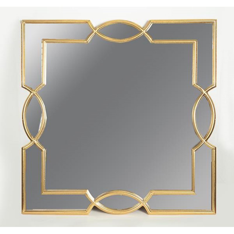 ОГЛЕДАЛО ЗА БАНЯ МЕТАЛНА РАМКА ЗЛАТИСТ 80X80 СМ ОГЛЕДАЛО ЗА БАНЯ МЕТАЛНА РАМКА ЗЛАТИСТ 80X80 СМ