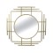 MIRROR, METAL, GOLD, 84x4x84cm 751-11050