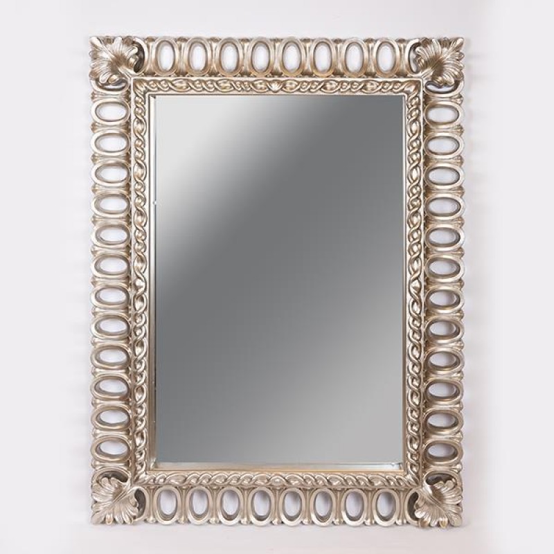 WALL  MIRROR,  PU, ANTIQUE, GOLD, 90x3x90cm 751-12026