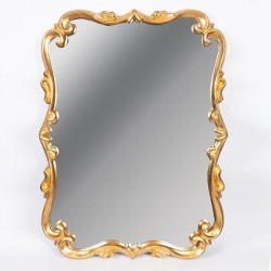 WALL MIRROR, PU, SILVER, 76x3x100cm 751-12040 WALL MIRROR, PU, SILVER, 76x3x100cm 751-12040