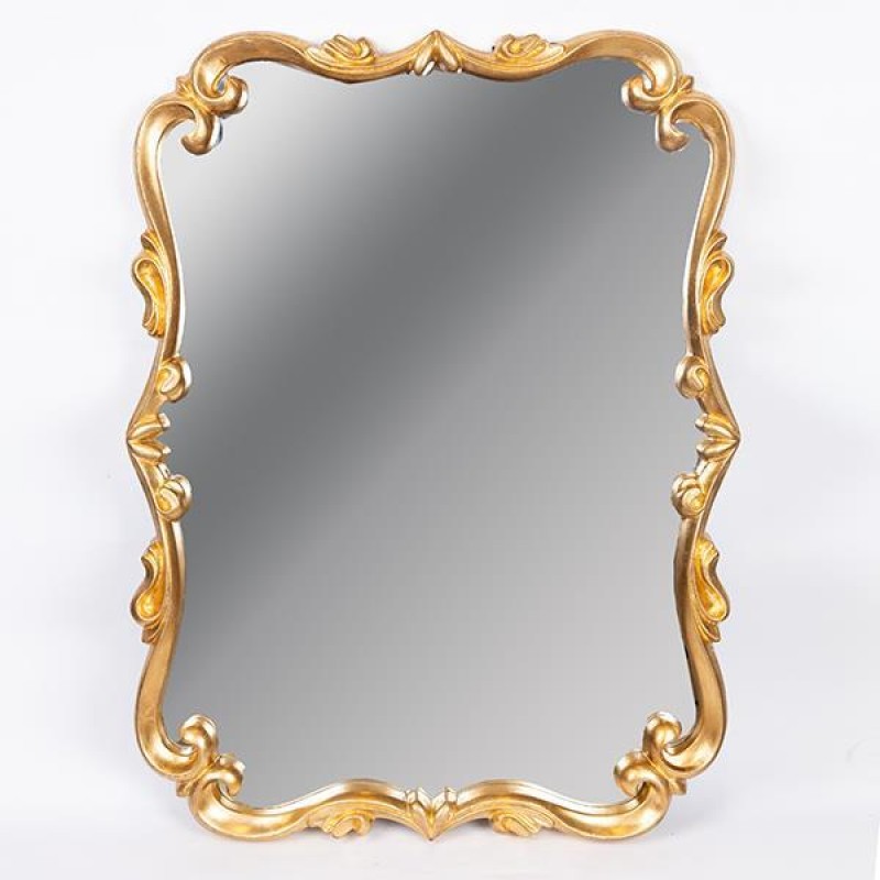 WALL  MIRROR,  PU, SILVER,  76x3x100cm 751-12040